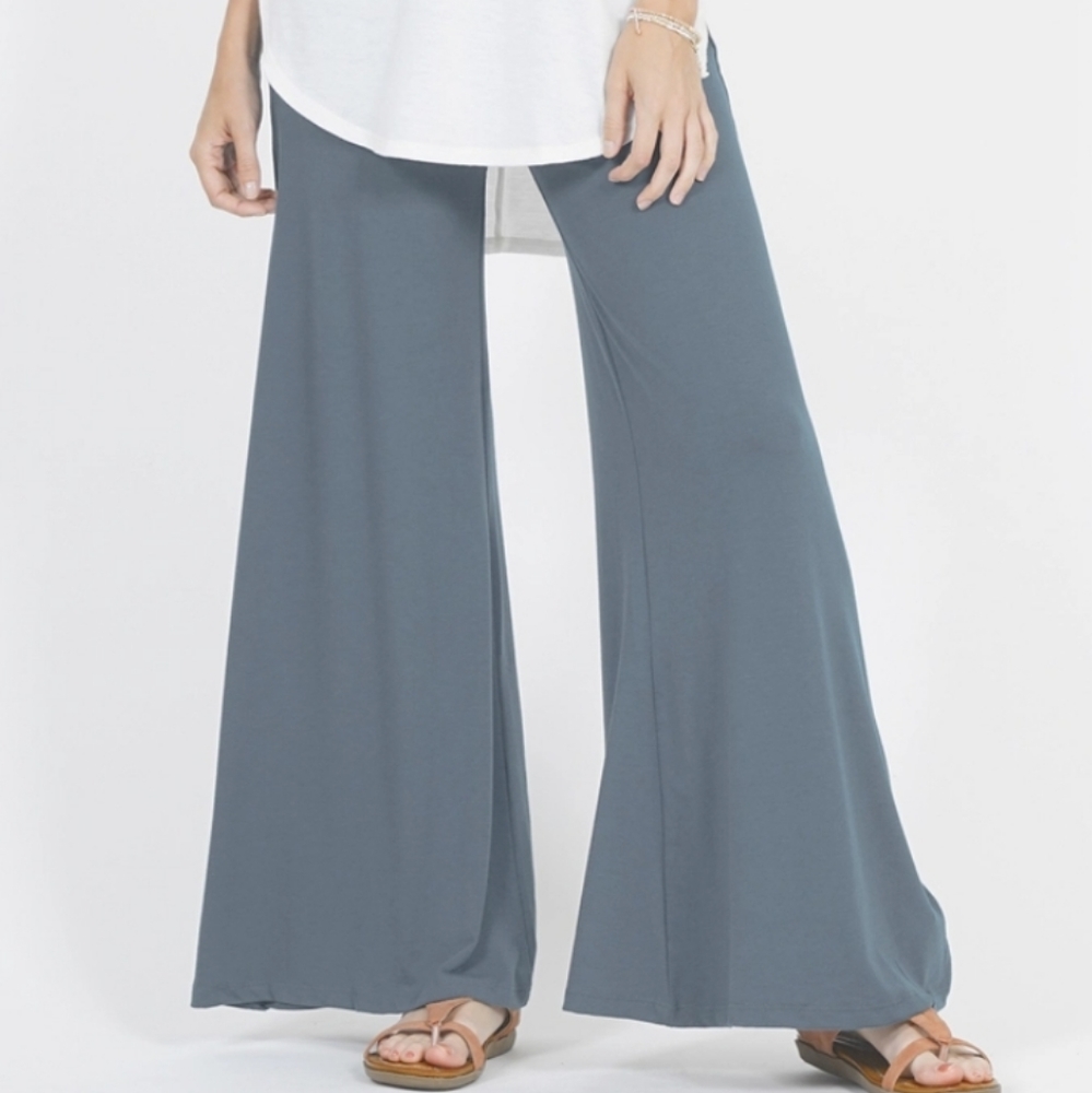 Wide leg palazzo pants tall